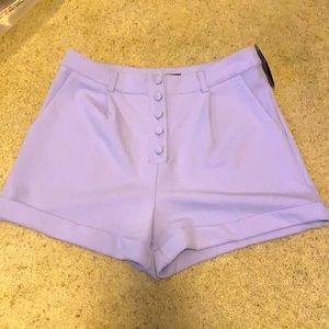 NWT! LAVENDER HIGHWAISTED KNIT SHORTS